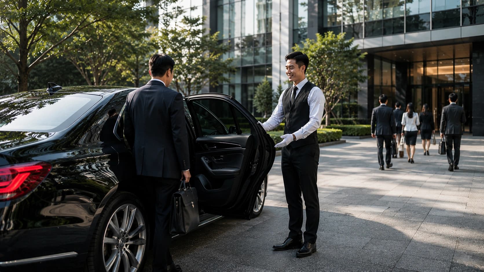 Layanan valet di perusahaan dan kantor